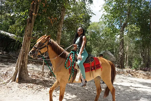 Horseback riding in Cancun